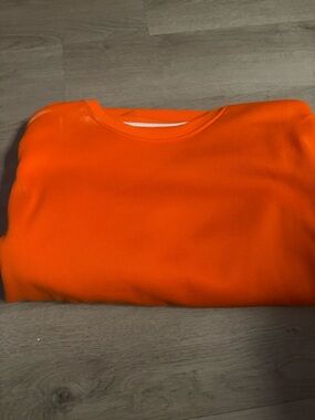 Bright Orange Crewneck Sweatshirt